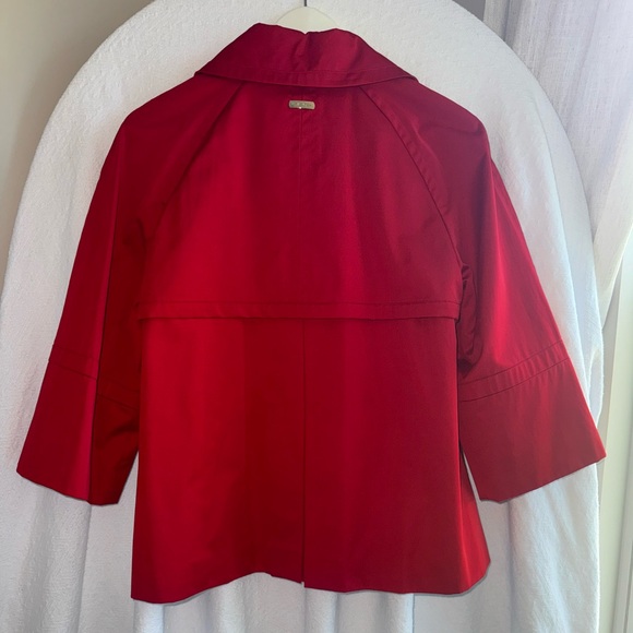 ELLEN TRACY | WOMEN’S COAT & JACKET | SHORT | LARGE BUTTONS | RED | EXTRA SMALL - Picture 4 of 17